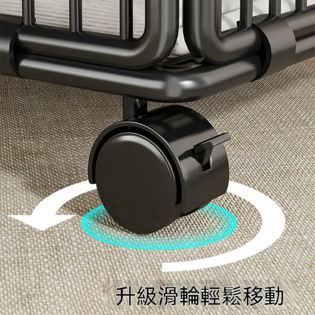 【LEZUN 樂尊】中號 大容量可移動衣物收納箱（衣服儲物箱/書箱整理箱/玩具收納筐）