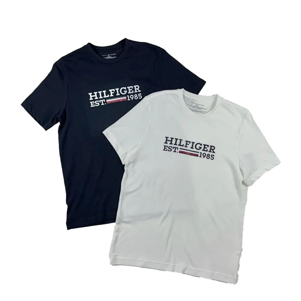 【Tommy Hilfiger】網眼 高質感 Tommy Hilfiger  短T 大尺碼 短袖 T恤 男生上衣 湯米(1374BG3)