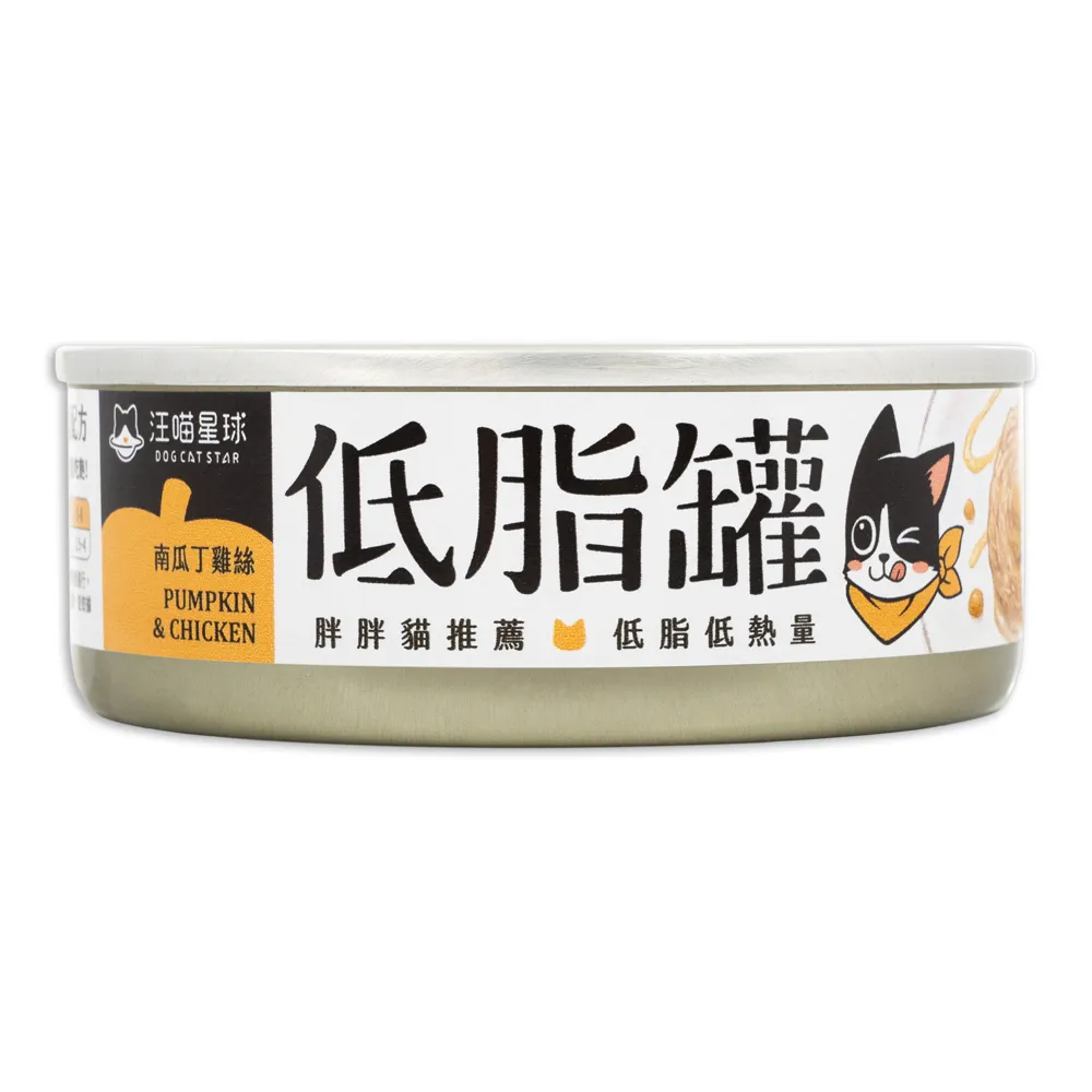 【汪喵星球】貓咪低脂無膠主食罐80g*24入(貓主食罐 全齡貓)