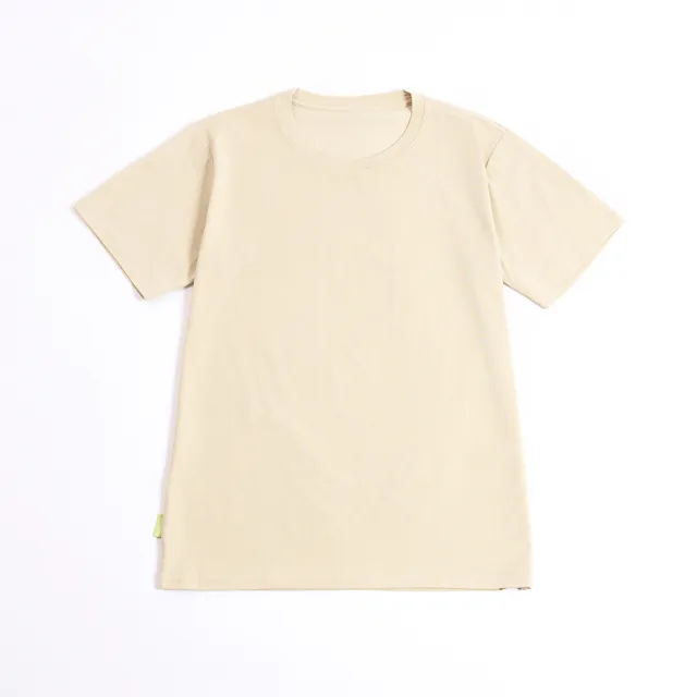 【ADISI】中性SORONA混紡絲滑涼感循環圓T AL2611118 杏仁黃 S-XL｜UPF50+ 抗UV 吸濕排汗 抗菌 彈性 排汗衣