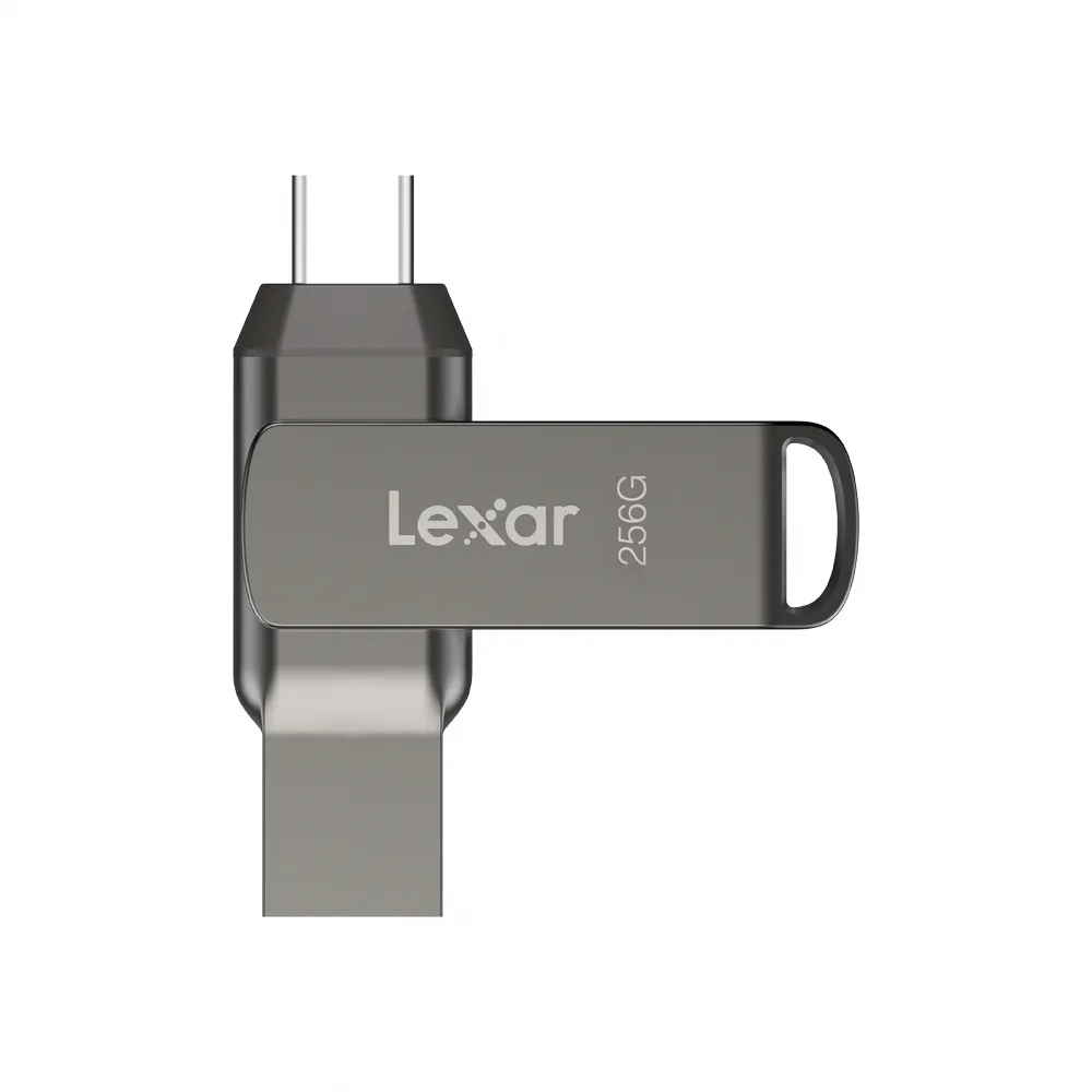 【Lexar 雷克沙】D400 256GB USB 3.2 Type-C 雙頭隨身碟