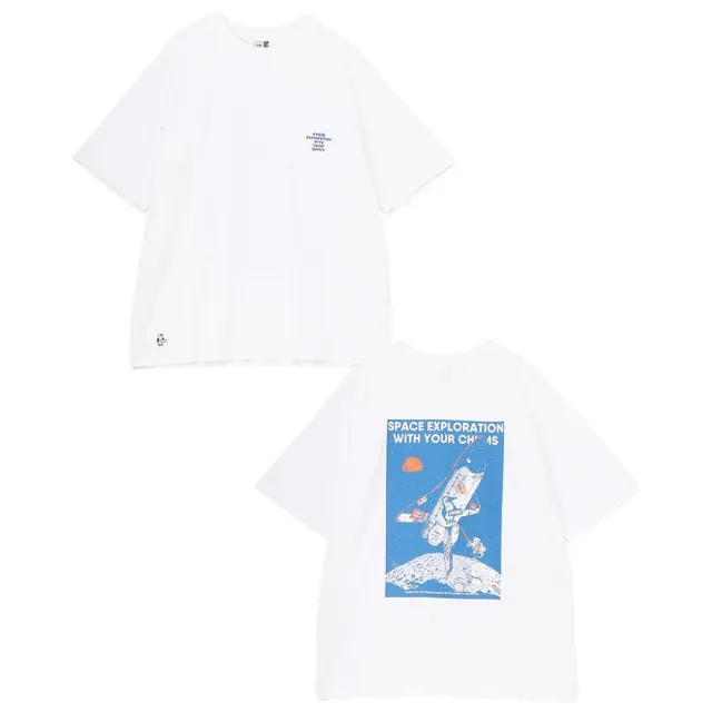 【CHUMS】CHUMS 休閒 Space Booby Spaceship Pocket T-Shirt短袖上衣 白色 男 (CH012701W001)