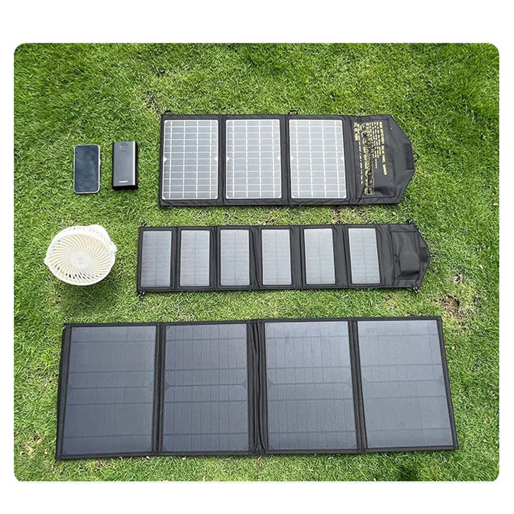 HeartPick心選 45W折疊太陽能板 單晶矽太陽能板 折疊太陽能充電板 太陽能板折疊包 露營自駕發電板