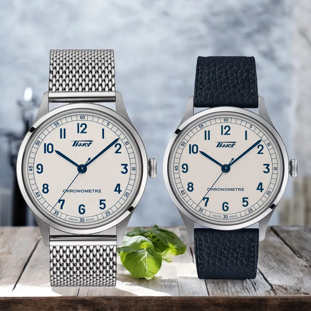【TISSOT 天梭】Heritage 1938 傳承系列天文台認證機械錶  手錶 (T142.464.16.032.00/ 39mm)