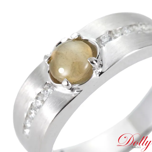 【DOLLY】14K金 金綠玉貓眼鑽石戒指 高級訂製珠寶 奢華質感 浪漫送禮