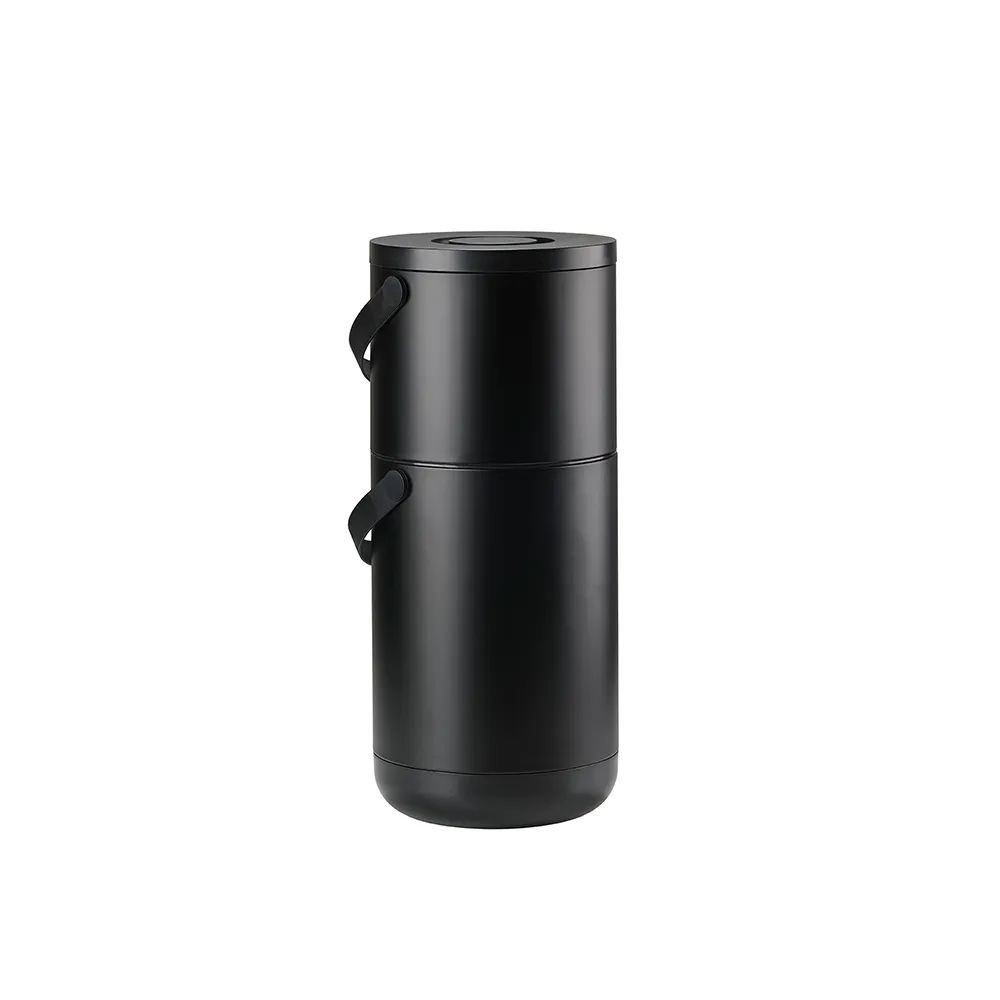 丹麥ZONE Circular 雙層掀蓋式垃圾桶(12L+22L)-多色可選 (分類垃圾桶/雙層垃圾桶/桌上廚餘桶)