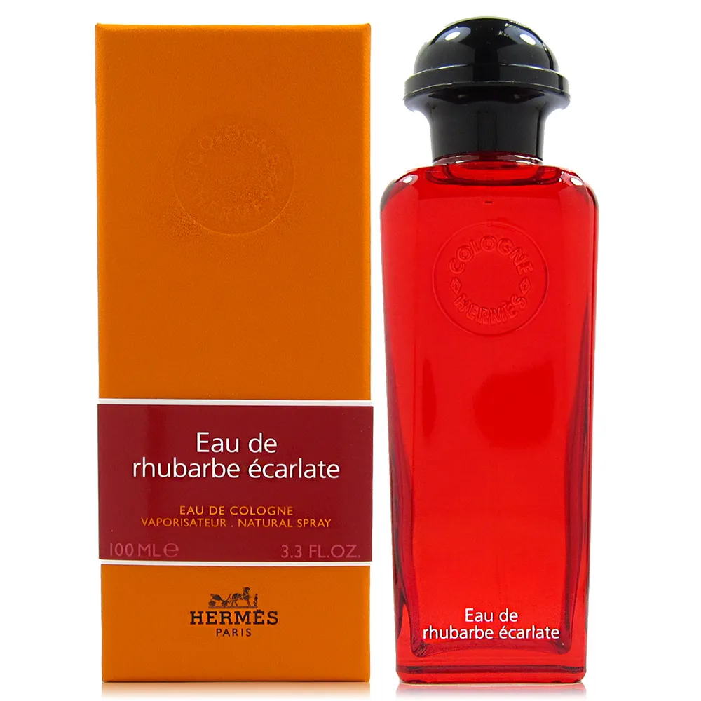 【Hermes 愛馬仕】Eau de Rhubarbe Ecarlate 緋紅火參古龍水 EDC 100ml