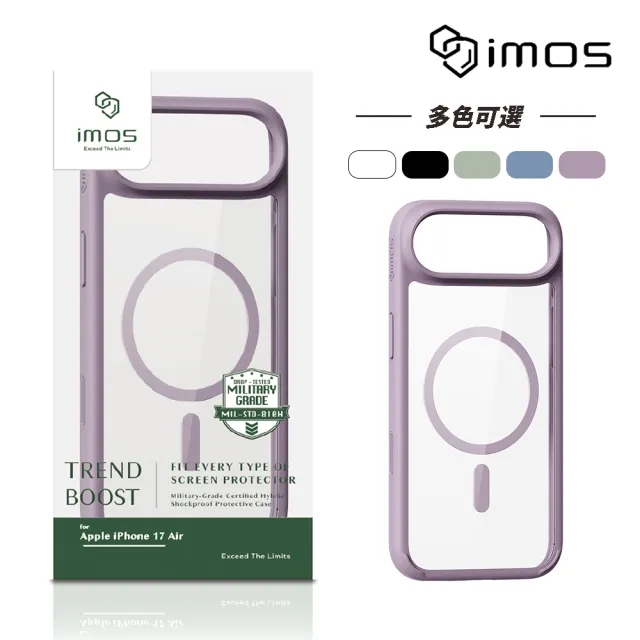 【iMos】Apple iPhone Air 6.5吋 M系列 磁吸軍規防震保護殼