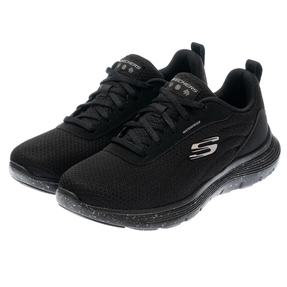 【SKECHERS】女鞋 運動系列 運動鞋 FLEX APPEAL 5.0_WATERPROOF(150213BBK)