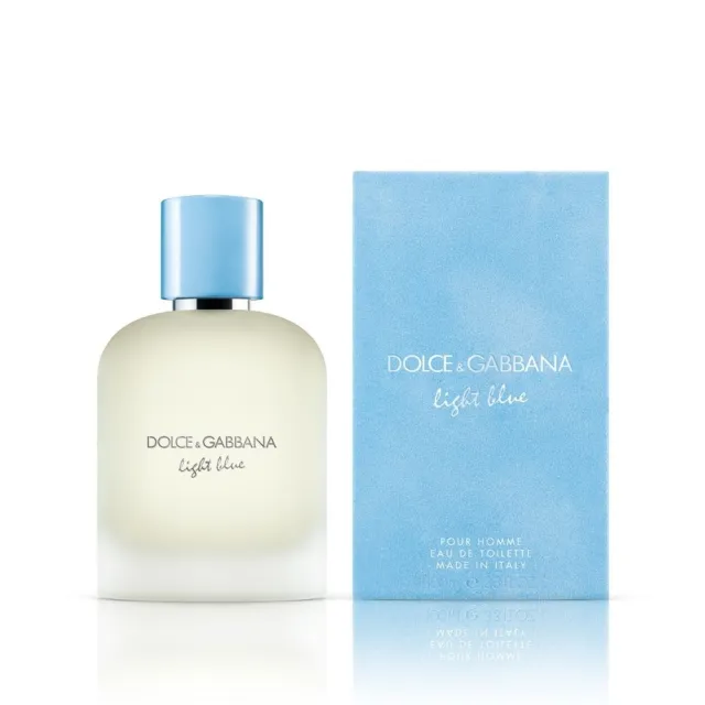 【DOLCE&GABBANA 杜嘉班納】D&G 淺藍男性淡香水 100ml(專櫃公司貨)