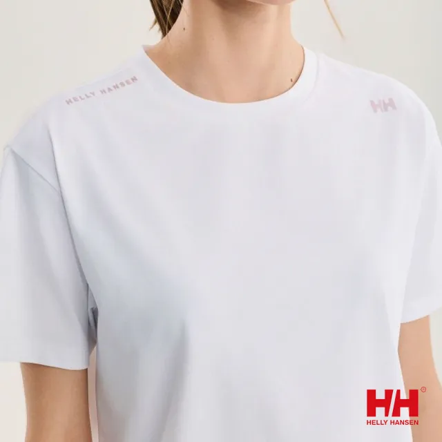 【Helly Hansen】女 短版 涼感 透氣 防曬 快乾 短袖 上衣