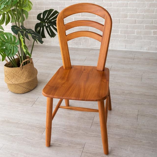 【Mahogany 瑪荷尼家具】免組裝 43X57X90 晨光綠光餐椅MYR-C  全原木桃花心木 餐椅  M1-DR08(G3)
