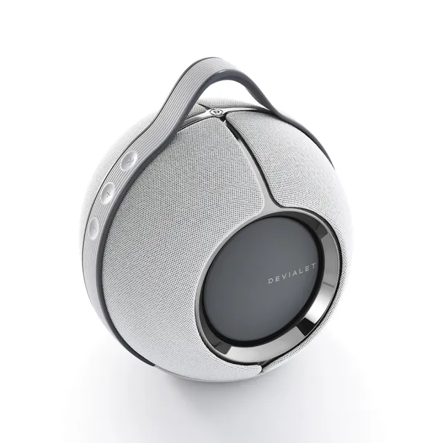 【DEVIALET】Mania 可攜式揚聲器 淺灰色(隨附充電底座版)