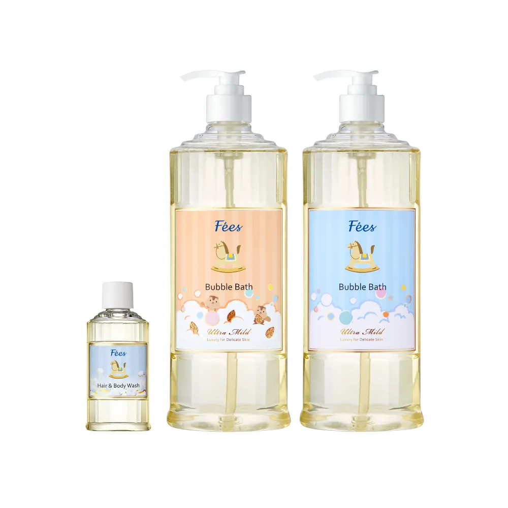 【Fees 法緻】嬰兒柔護泡泡露600ml 2入組