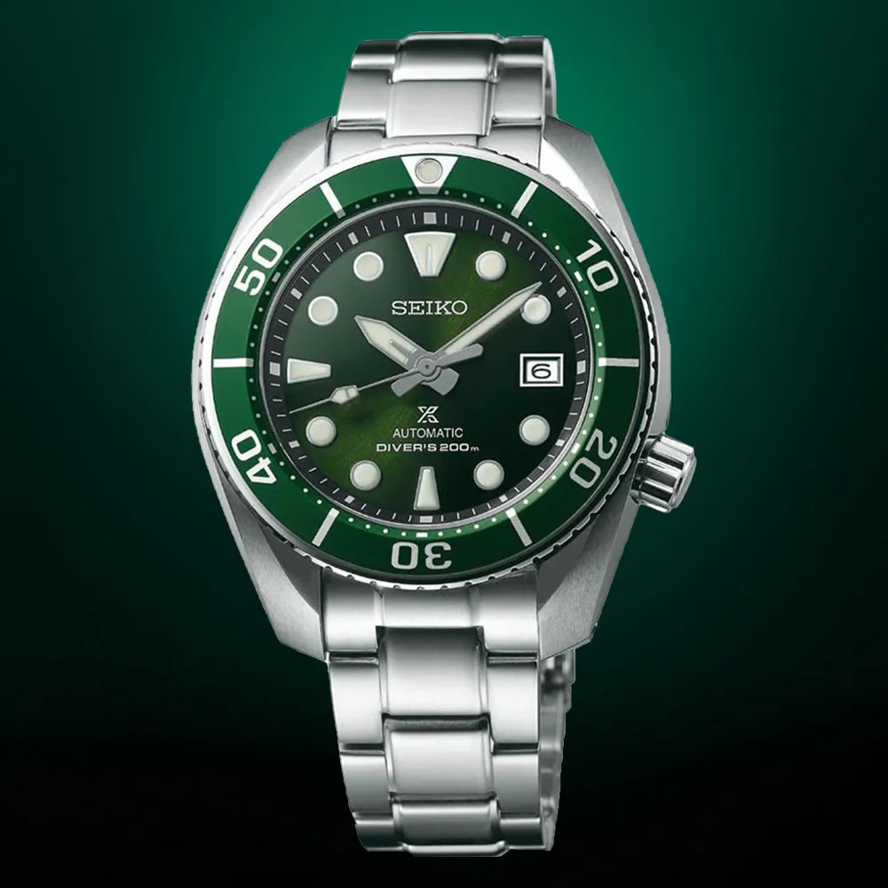 【SEIKO 精工】PROSPEX 綠水鬼200米潛水機械錶-45mm 618年中慶 推薦(6R35-00A0G SPB103J1)