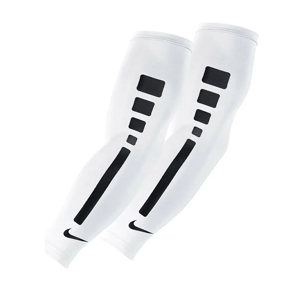 【NIKE 耐吉】PRO ELITE 運動臂套2.0 抗UV護肘 防曬袖套 籃球棒球網球羽球慢跑單車皆適用(N0002044127SM)