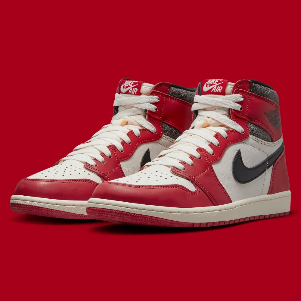 【NIKE 耐吉】Air Jordan 1 High OG Lost Found 2022復刻 芝加哥配色 DZ5485-612(芝加哥配色)