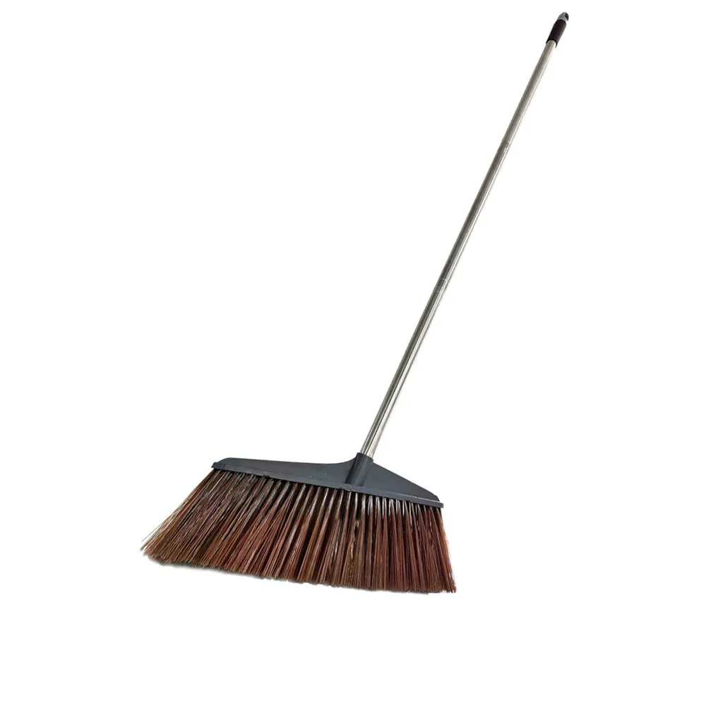 【VICTORY】業務用不鏽鋼長桿特大戶外掃把52cm-1支(落葉掃 庭院掃 室外掃 大掃把)