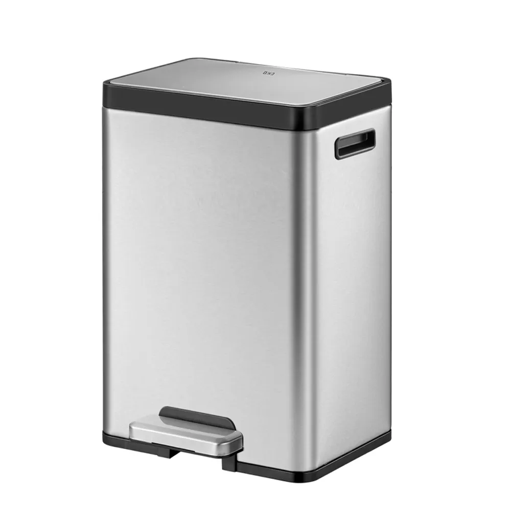 【EKO】艾可靜音雙桶分類垃圾桶20+20L