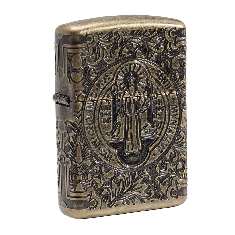 【Zippo】聖本-康斯坦丁-加厚版-防風打火機(美國防風打火機)