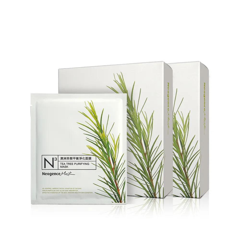 【Neogence 霓淨思】舊版 N3澳洲茶樹平衡淨化面膜8片/盒-2入