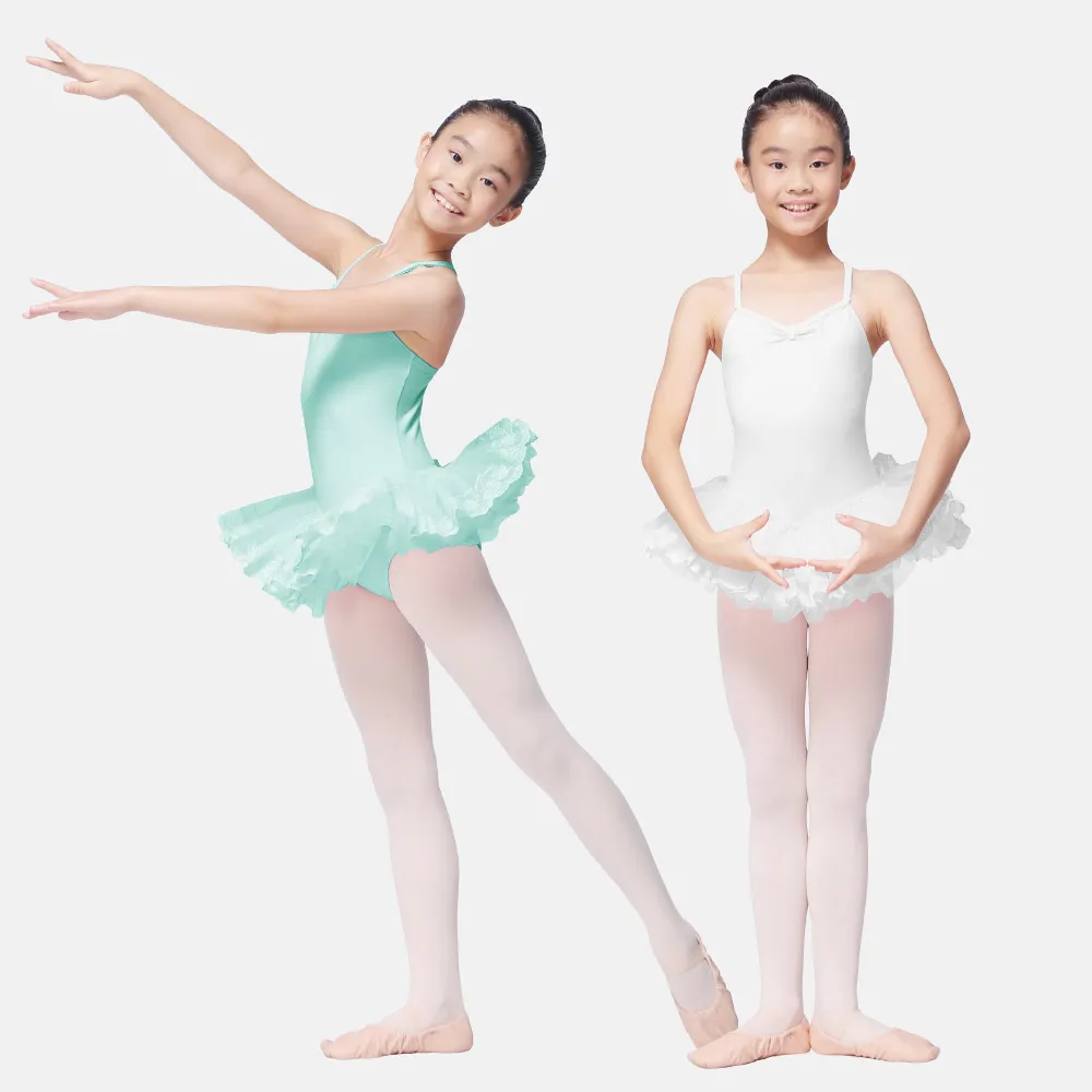 【Bourdance 寶琦華】兒童芭蕾舞衣TUTU澎澎童紗裙(棉質細肩後背交叉吊帶背心/舞蹈運動/MIT台灣製)