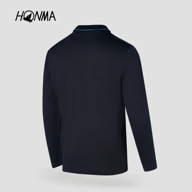 【HONMA 本間高爾夫】男款長短袖polo衫 運動機能服 25FW 日本高爾夫品牌(L-XXL黑色HMLQ705R117)