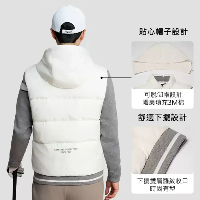 【HONMA 本間高爾夫】男仕羽絨95%鵝絨保暖外套 25FW 日本高爾夫品牌(L-XXL黑色HMLD121R112)