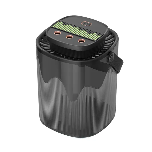 WODER 3L大容量智能三噴加濕器 靜音奈米霧化水氧機 USB桌面空氣保濕補水噴霧器 氛圍夜燈 3000ml