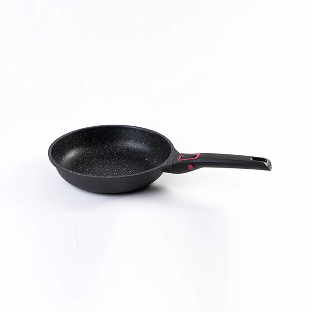 【Baumalu】24cm．Granit Pro平底單手鍋-花崗岩紋
