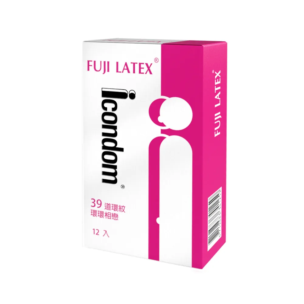 【FUJI-NEO】ICONDOM 艾康頓 環環相戀｜衛生套 保險套 12入(保險套 衛生套 情趣 情趣職人)