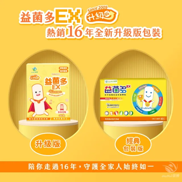 【JoyHui 佳悅】益菌多EX升級版1盒(共30包、PS腦磷脂+BC198乳酸菌+兒童益生菌)