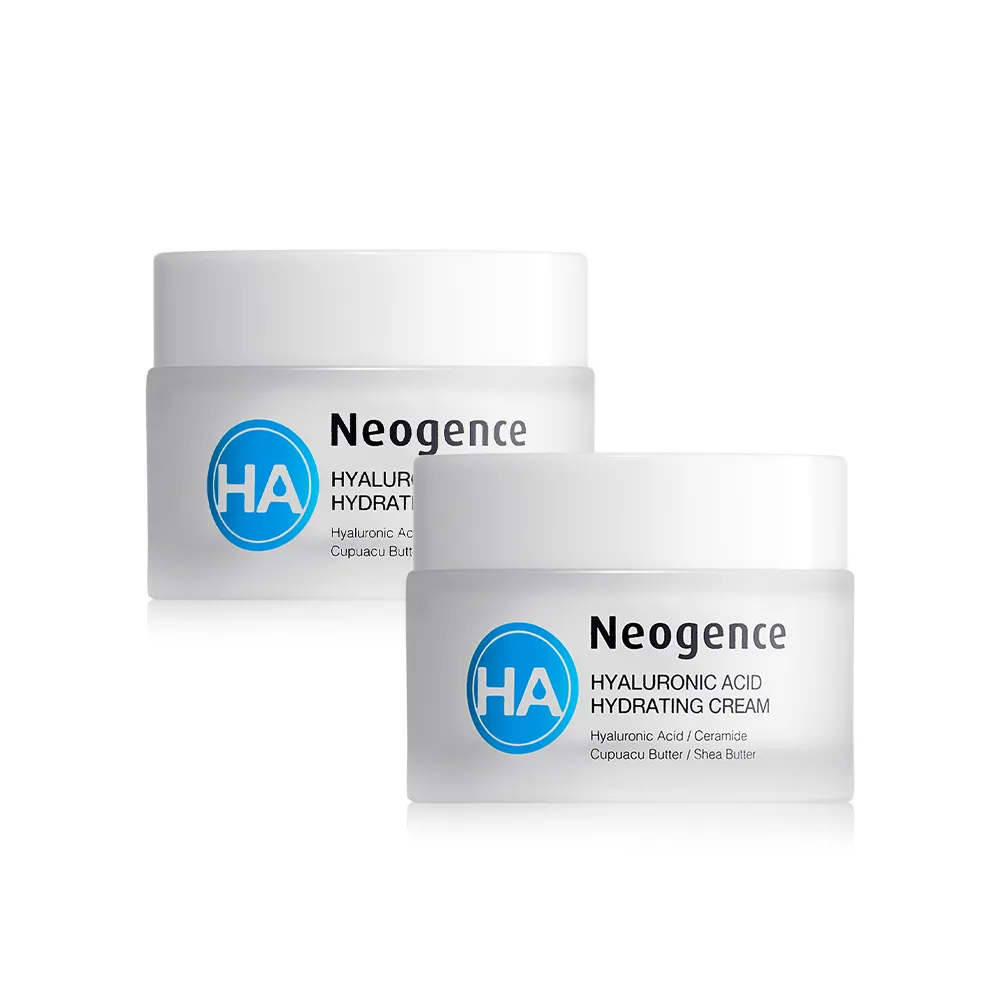 【Neogence 霓淨思】玻尿酸保濕水平衡潤澤霜50ml-2入