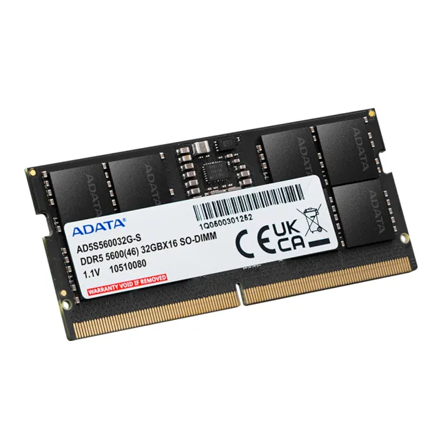 【ADATA 威剛】滑鼠組★DDR5 5600 16GB 筆記型記憶體 (AD5S560016G-S)+MSI VERSA 300電競滑鼠