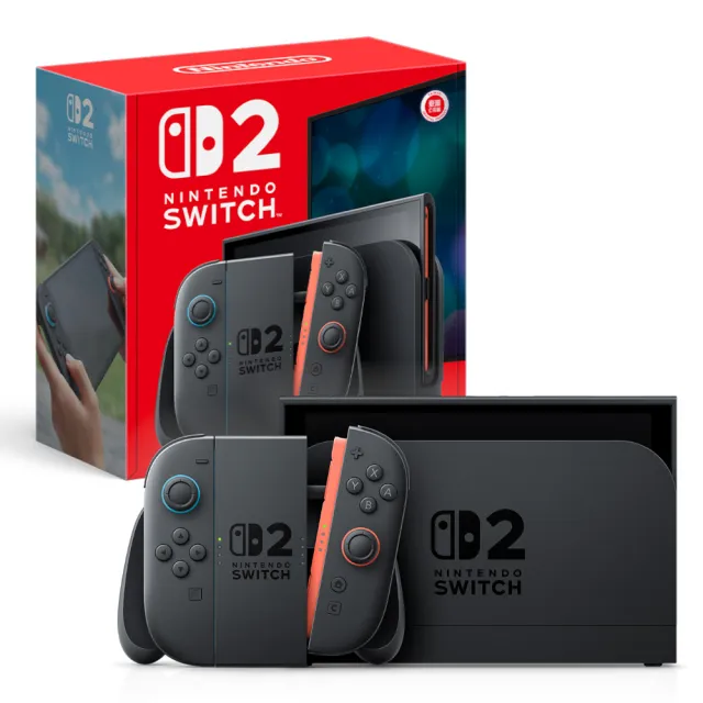 【Nintendo 任天堂】Switch 2 主機+《NS2 Pokemon Pokopia》+《NS2便攜包》+《9H鋼化貼》