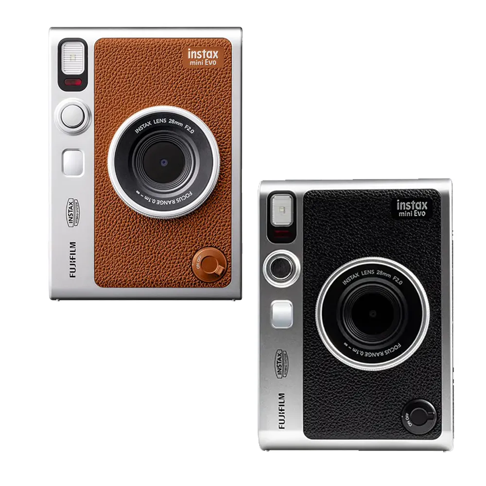 【FUJIFILM 富士】Instax mini Evo 混合式數位 拍立得相機 復古相機 底片相機 (台灣公司貨)