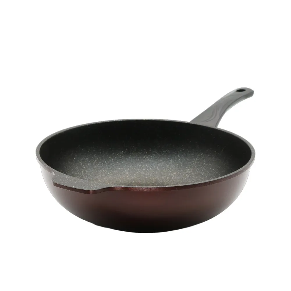【LINOX】天堂鳥 韓國製 石墨烯&鈦IH炒鍋32cm 不沾鍋(不沾中式炒鍋 適用IH爐)