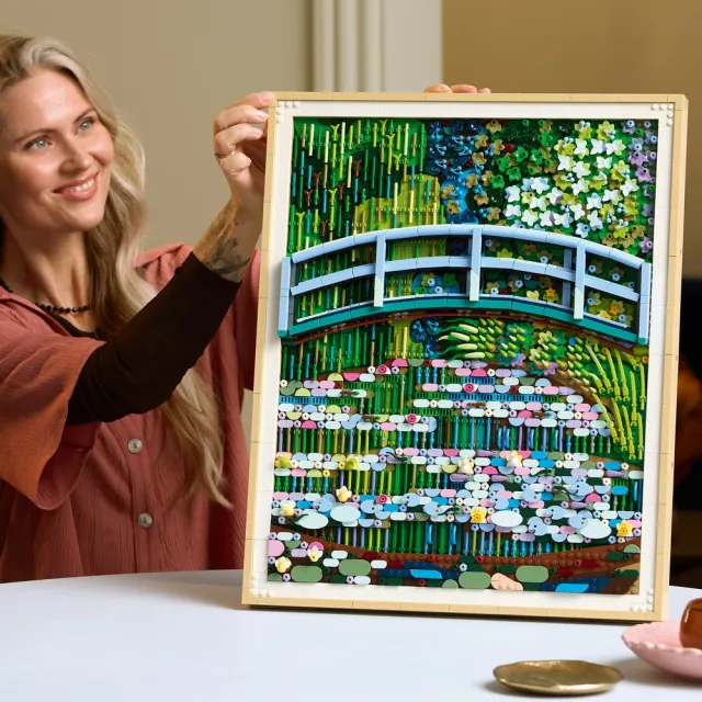【LEGO 樂高】Art 31220 克勞德．莫內－〈睡蓮池上的拱橋〉(壁畫 居家擺設 禮物 玩具)