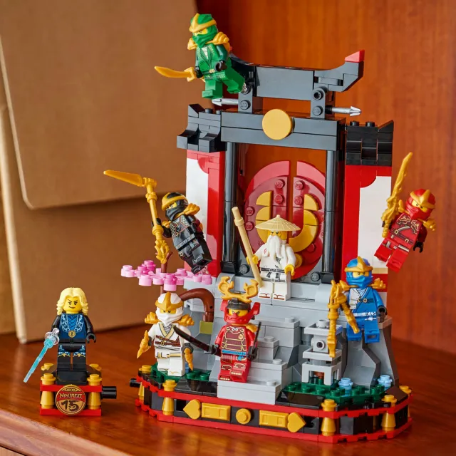 【LEGO 樂高】旋風忍者系列 71866 忍者角色擺飾 15 週年紀念版(創意玩具 忍者遊戲 積木 玩具)