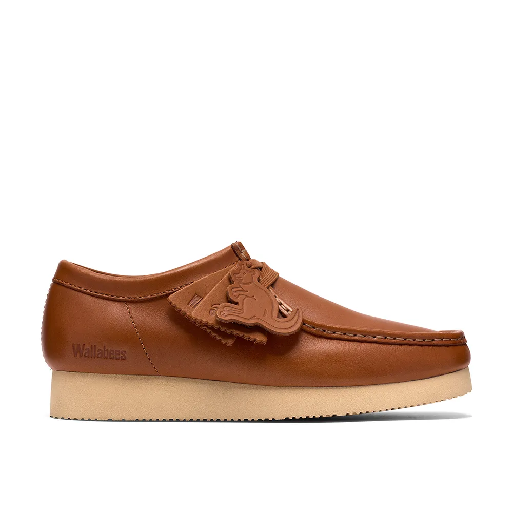 【Clarks】男鞋 ORIGINALs-Wallabee 2604真皮袋鼠鞋 休閒鞋(棕色)(CLM86513R)
