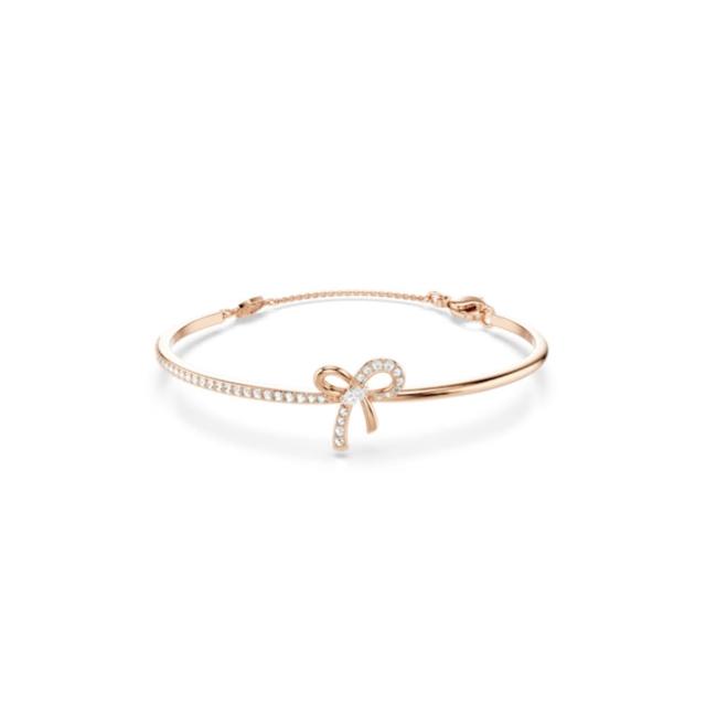 【SWAROVSKI 施華洛世奇】官方直營 Idyllia Charm 紫色泰迪熊 混合式切割 鍍白金色 | 5745610