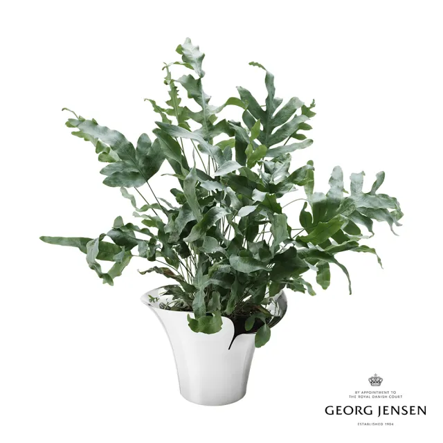 【Georg Jensen 喬治傑生】BLOOM BOTANICA 不鏽鋼花器 大 (鏡面拋光不鏽鋼)