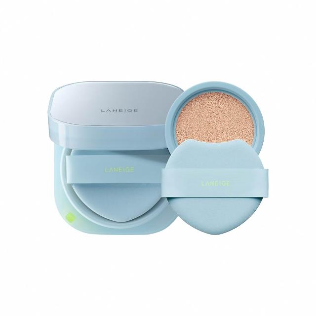 【LANEIGE 蘭芝】官方直營 NEO雙效持妝輕霧光氣墊 15gx2(1盒2蕊 防曬 涼感氣墊)