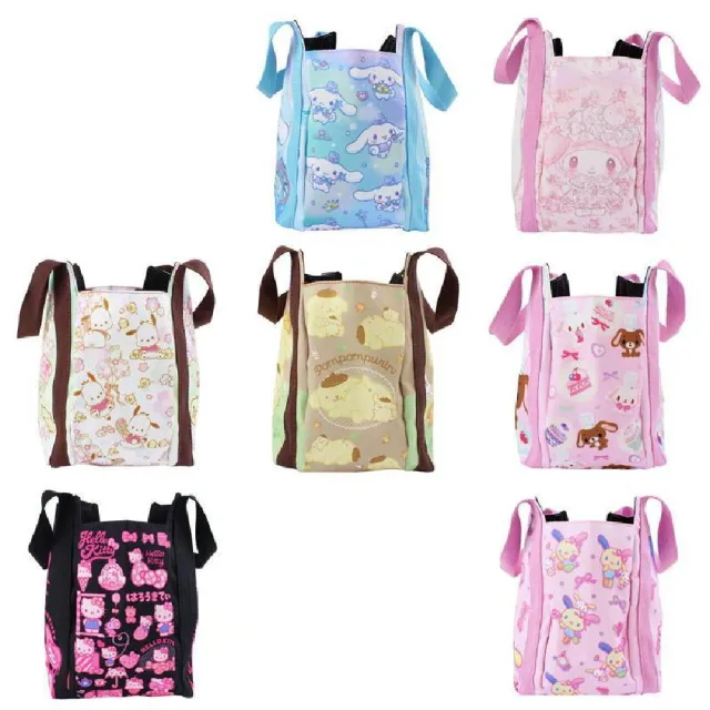 【小禮堂】雙11 Sanrio 三麗鷗 手提午餐袋 小 Kitty 花小兔 美樂蒂 大耳狗