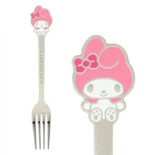 【小禮堂】Sanrio 三麗鷗 不鏽鋼造型叉子 角色款 Kitty 美樂蒂 布丁狗 酷洛米