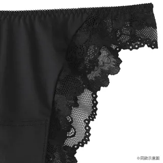 【aimerfeel】2WAY蕾絲半包臀內褲-酒紅色-1602622-BO