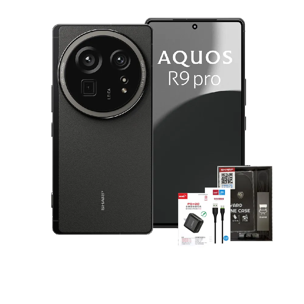 【SHARP 夏普】AQUOS R9 pro 5G 6.7吋(12G/512G/高通8sGen3/5030萬鏡頭畫素)