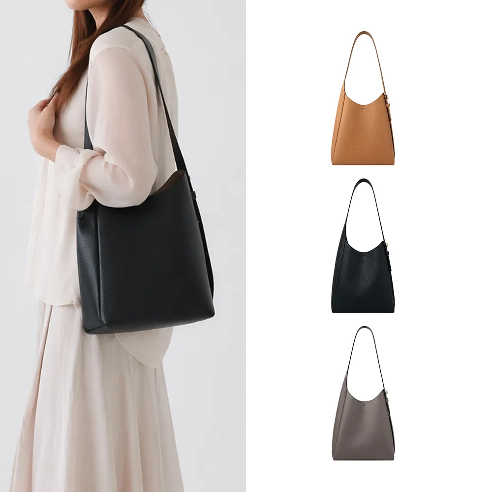 【TORY BURCH】ROMY HOBO 荔枝紋肩背包(小/多色選)