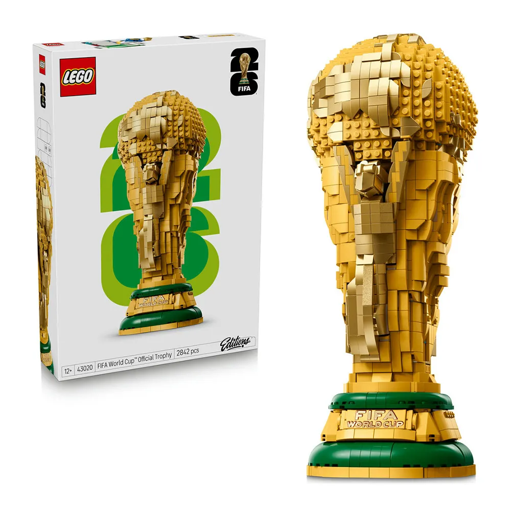 【LEGO 樂高】Editions 43020 FIFA世界盃官方獎盃(世足 2026世界盃 大力神盃 禮物 居家擺設)