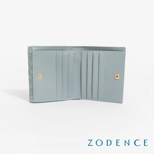 【ZODENCE 佐登司】SICILIA II進口真皮簡約短夾-多色 (皮夾/扣式錢包)